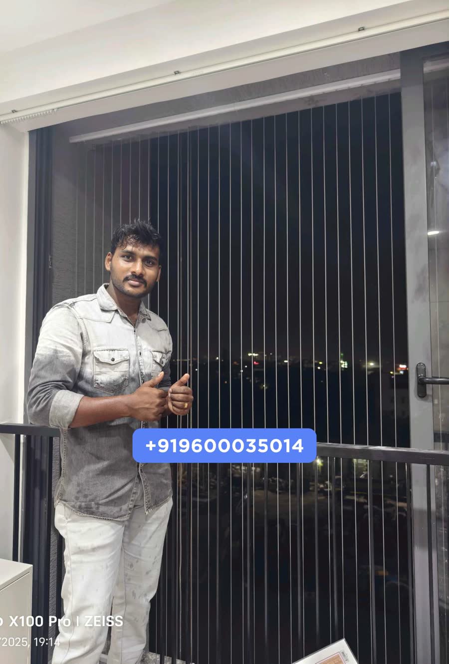 Balcony safety nets fitted in a Chennai apartment by YPL Safety Nets – project 28