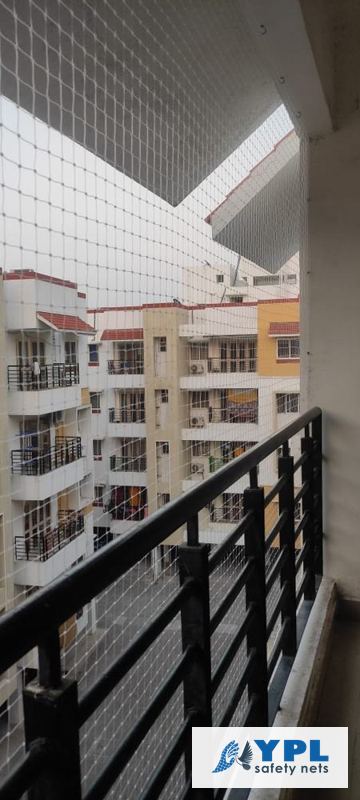Pigeon net for balconies installed in Chennai by YPL Safety Nets – recent work 2